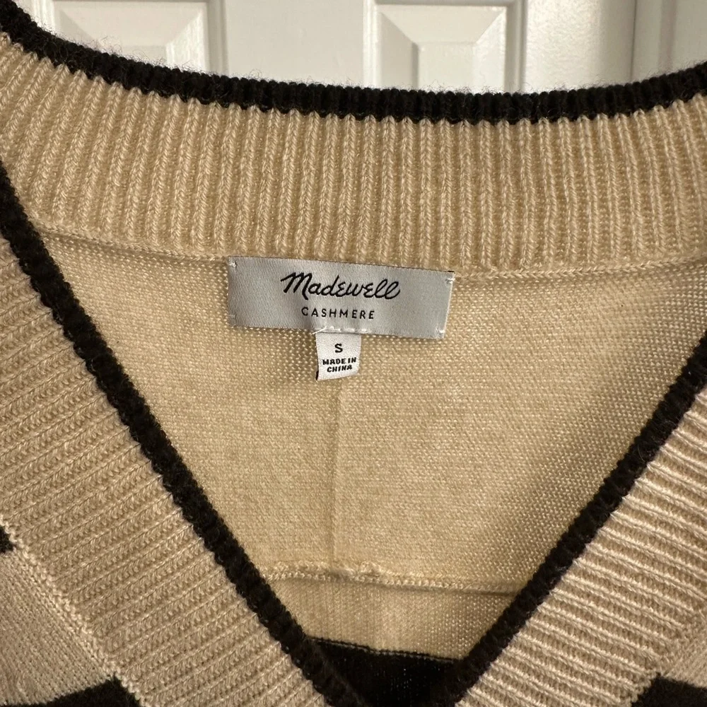 Madewell Cashmere V-Neck Sweater - S - Picture 7 of 8